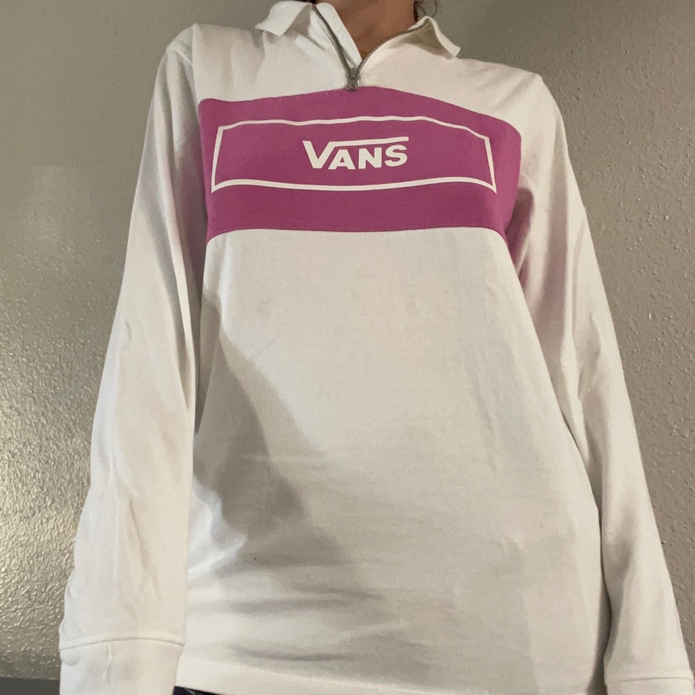 “Vans” Long Sleeve Collared Shirt